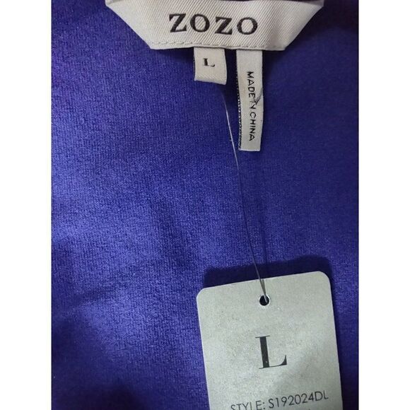 Zozo Bilberry Embroidered Cotton Blend Top Size Large NWT - Picture 5 of 9